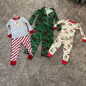 Christmas Pajama Bundle. Boys Size 4T